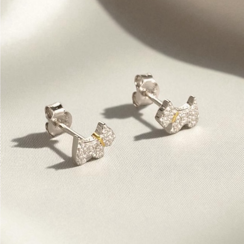 ๐๐๐925 silver Moissanite Earrings- tested diamond!โ GRA certified - Picture 3 of 3